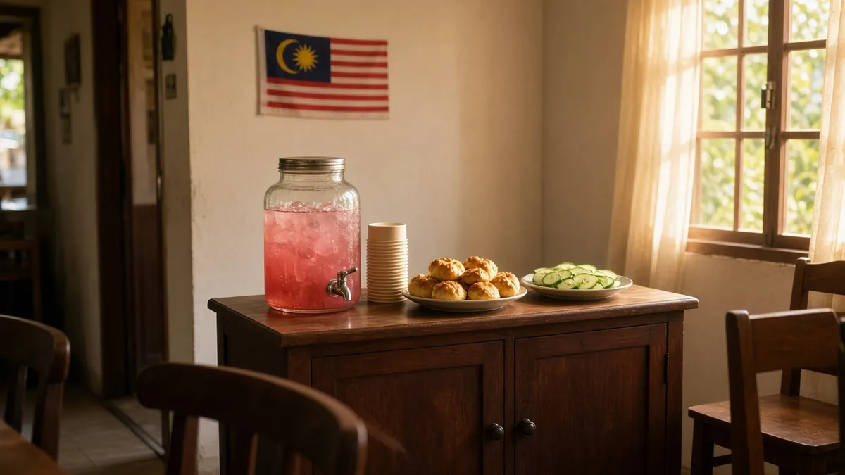 Panduan Rumah Terbuka Hari Kebangsaan — Sambutan Kecil di Rumah